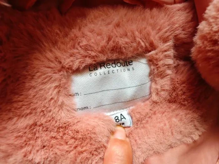 Manteau fausse fourrure la redoute 8 ans - photo numéro 2