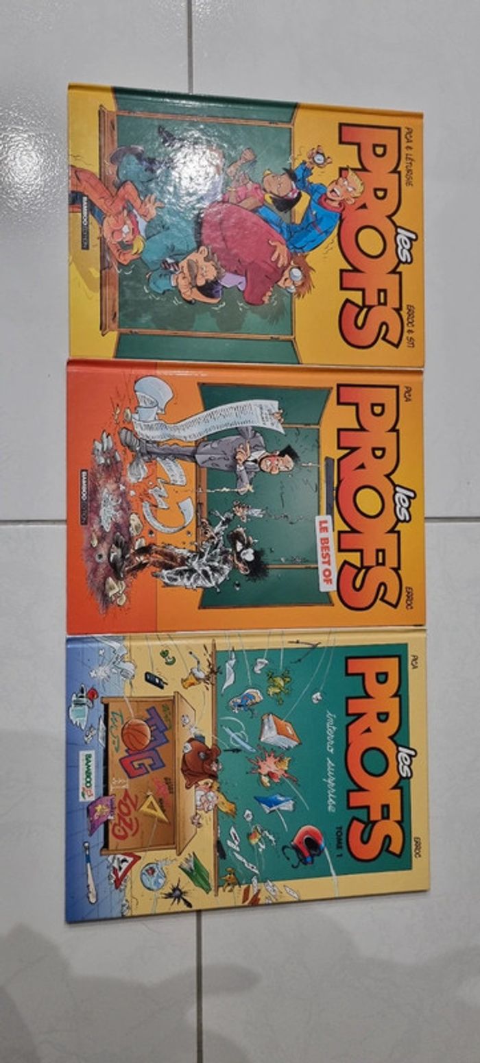 Lot de 3 BD Les Profs