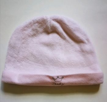 Bonnet rose "baby" naissance