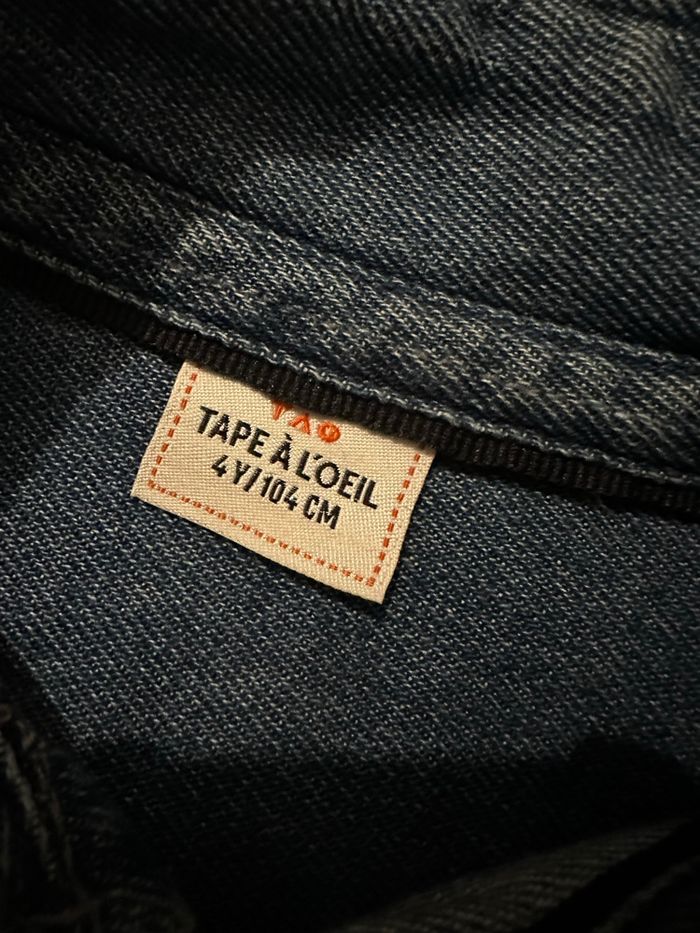 Veste en jean garçon 4 ans - photo numéro 3