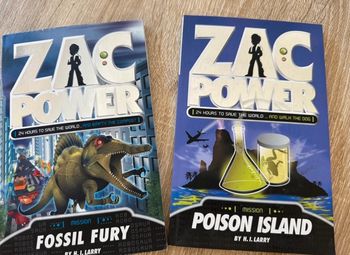 Lot de livres en anglais Zac Power