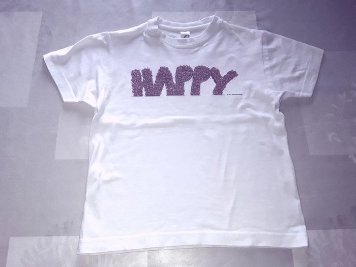 🔮 Tee Shirt HAPPY en 8 ans 🔮 - photo numéro 5