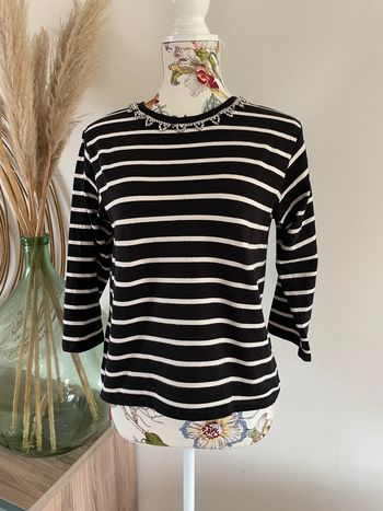 Tshirt manches 3/4 marinière Promod TS