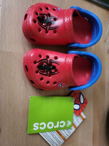 crocs spiderman