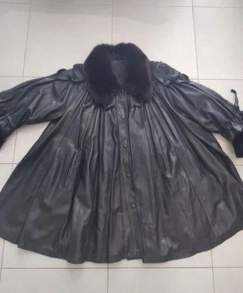 Manteau cuir