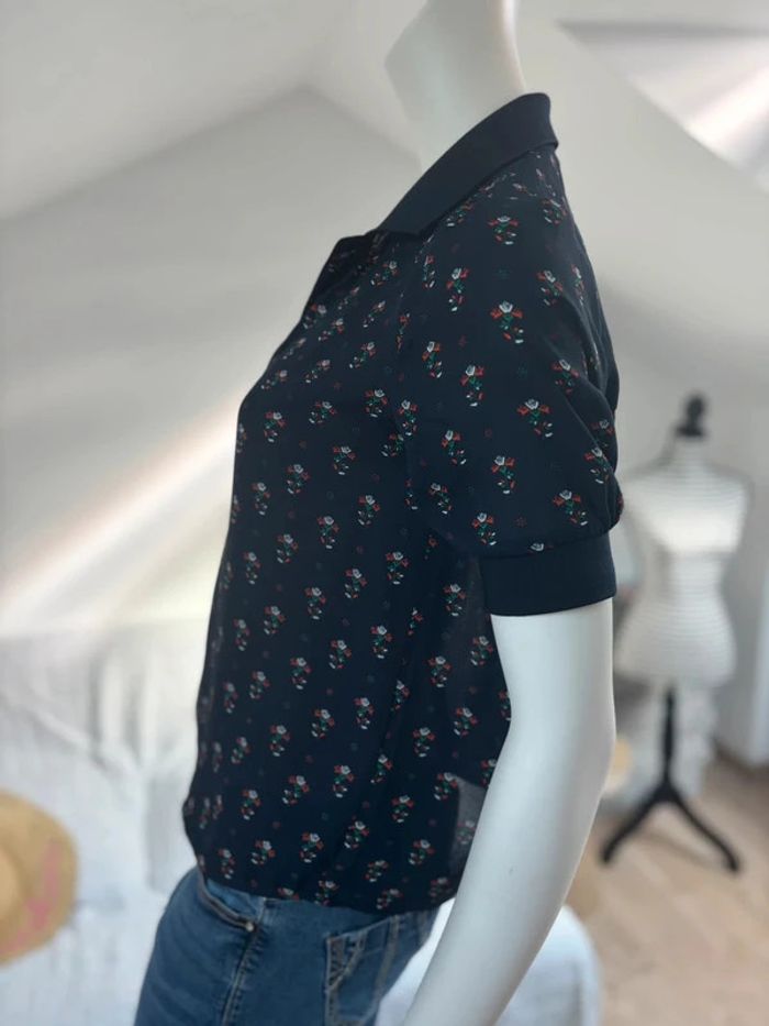 Polo à fleurs T36 - photo numéro 3