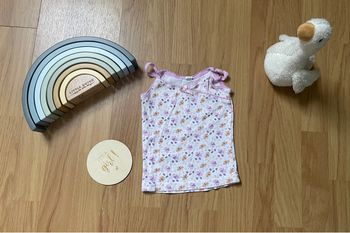 Débardeur motif fleuries