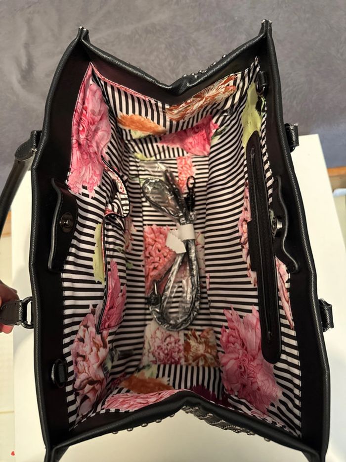 Sac Cabas Noir - CXL by Christian Lacroix - Élégant & Spacieux - photo numéro 5
