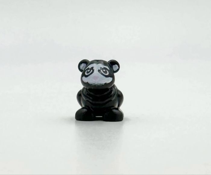 Lego Animaux Friends : Souris / Hamster noir (visage blanc, museau rose) - NEUF