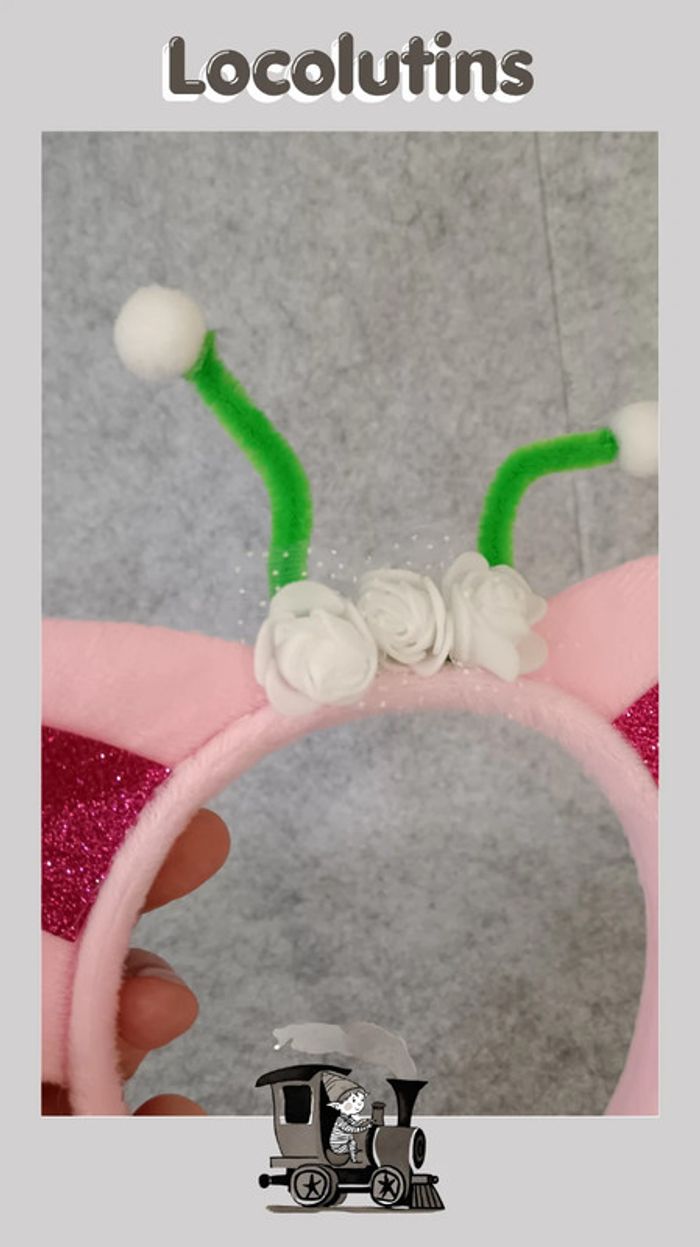 🚂 Serre-tête chat - Fée minette - photo numéro 3