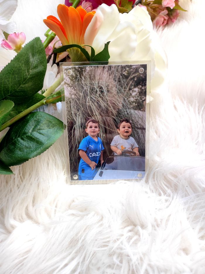 Cadre photo acrylique
