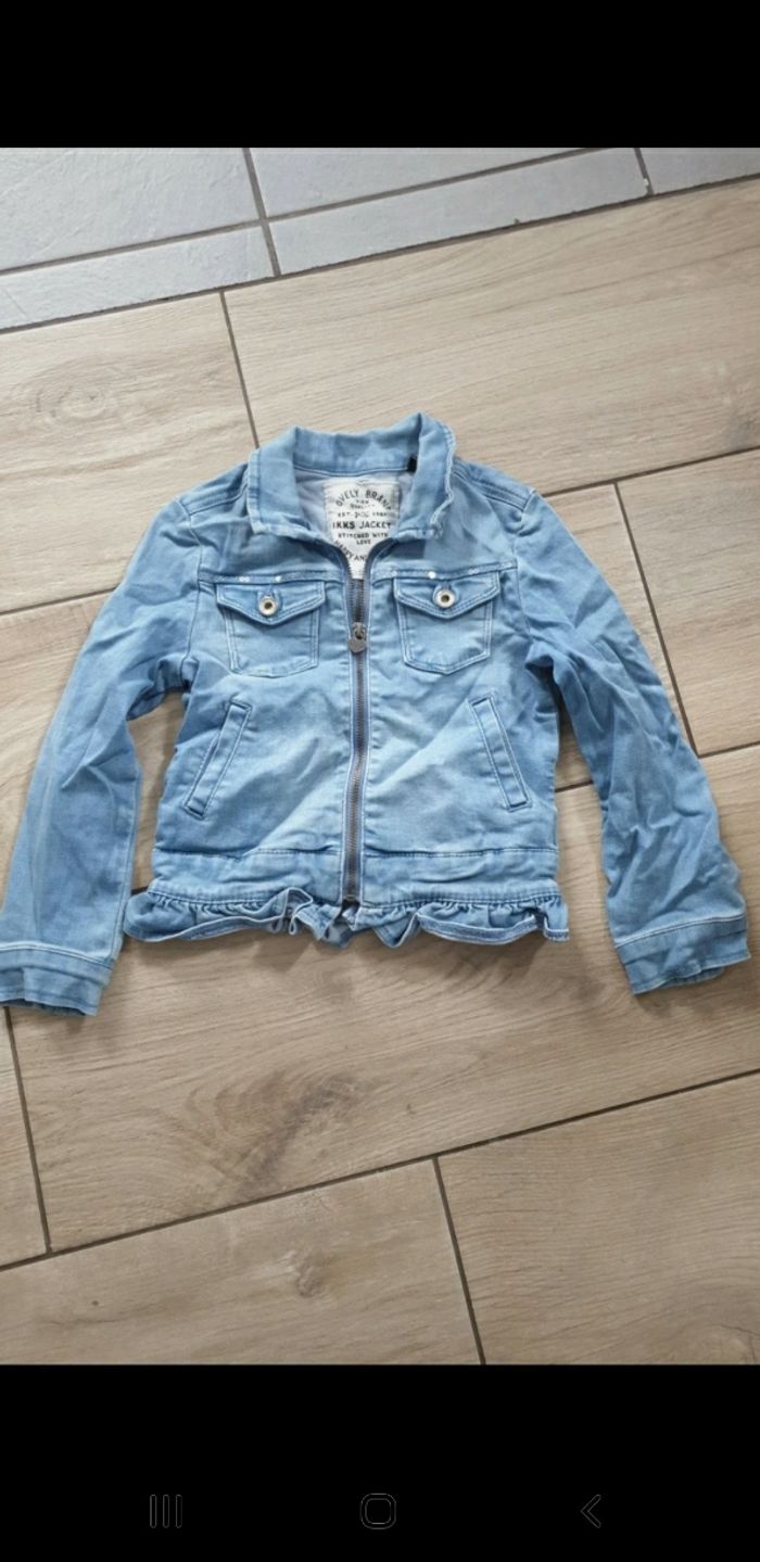 Veste jeans fille ikks 4 ans