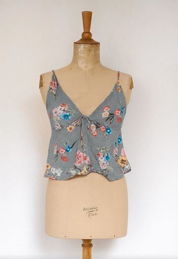 Haut fleuri pull & bear femme taille 40