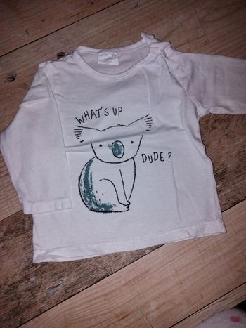 Tee shirt manches longues 6 mois