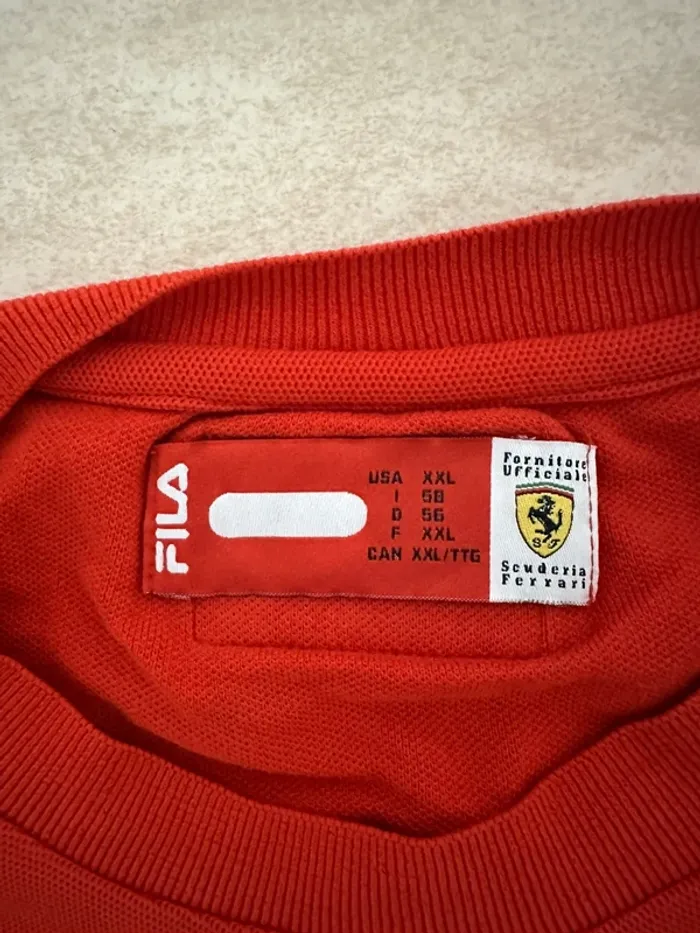T-shirt Fila x Ferrari x Marlboro - photo numéro 11