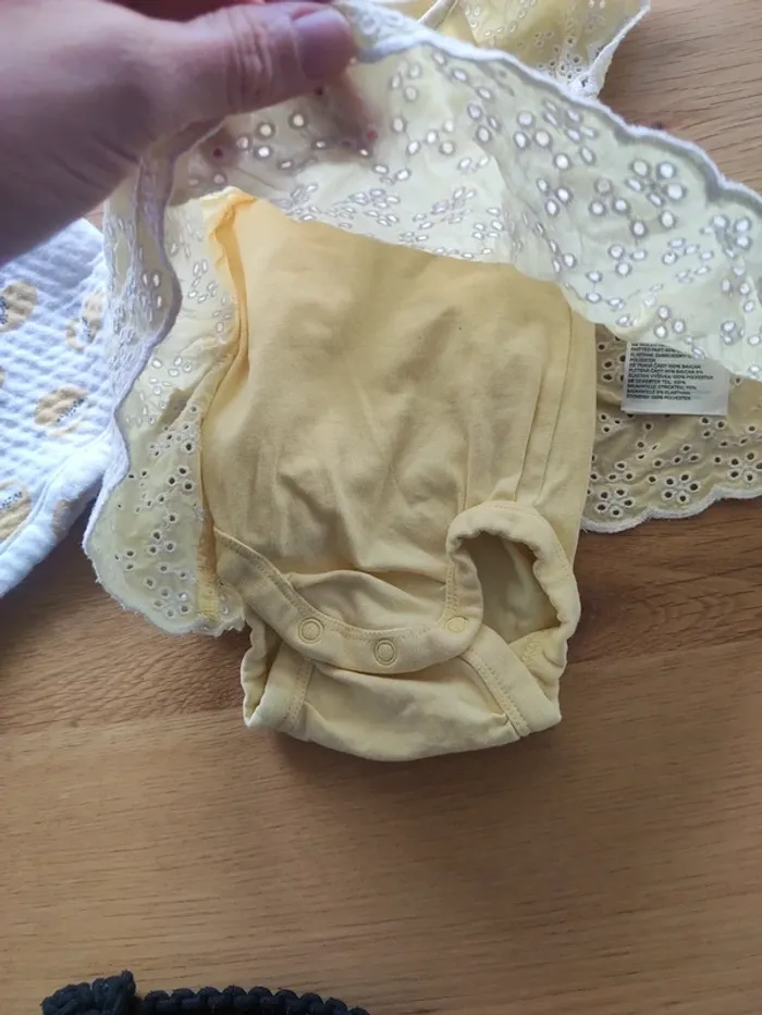 Lot Robe 1 mois jaune - photo numéro 5