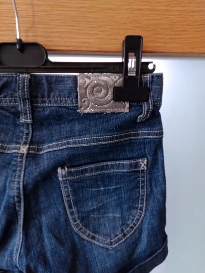 Short en jean Fille 10 ans - photo numéro 4