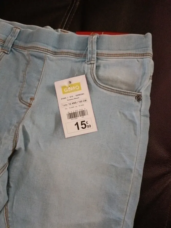 Jegging 12ans neuf gemo - photo numéro 2