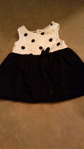 Robe à pois 1 mois