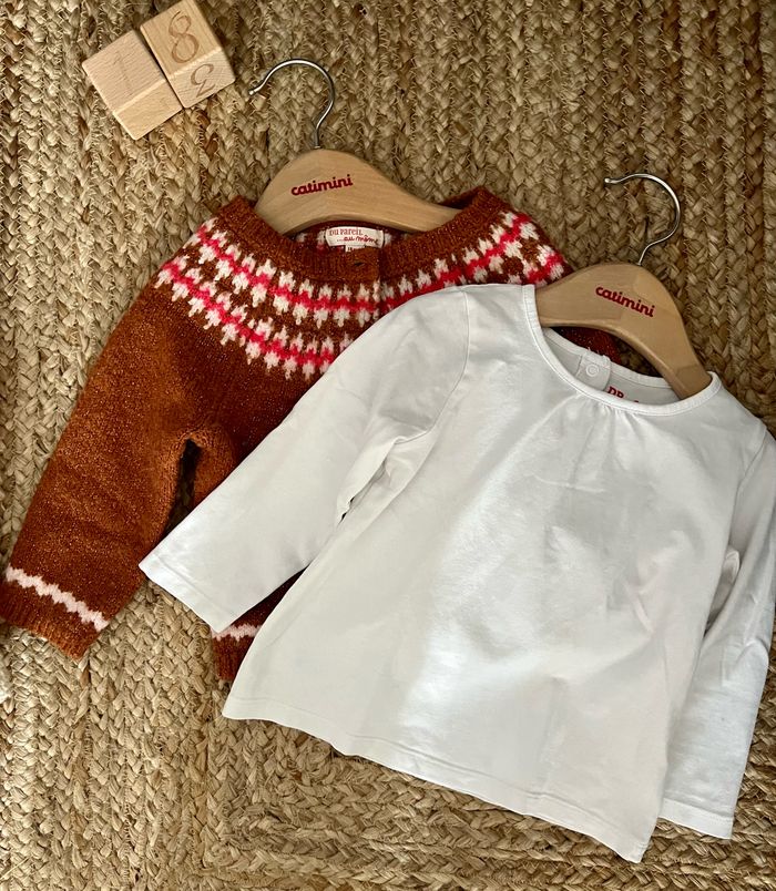 Pull + t-shirt du pareil au même - photo numéro 2