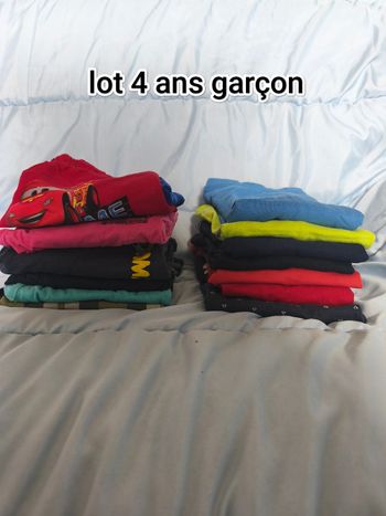 Lot garçon 4 ans 