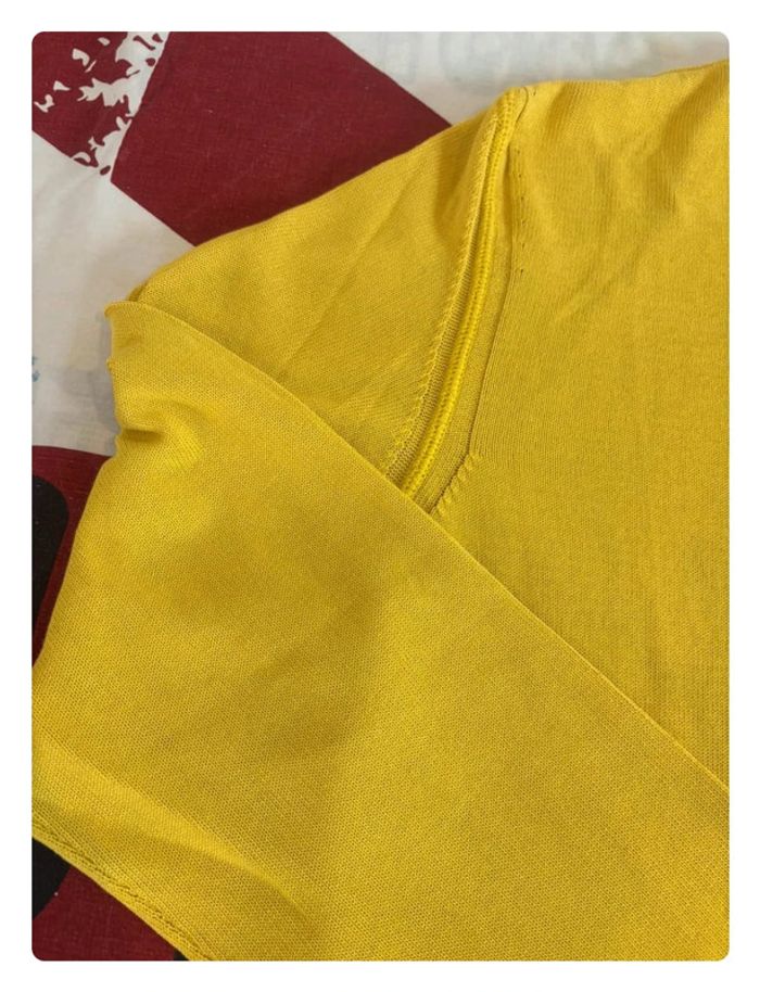 Pull C.P Company taille 48 (M) jaune moutarde - photo numéro 7