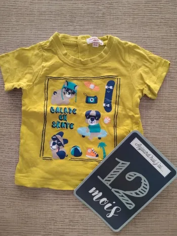 Tee shirt 12 mois / 74 cm