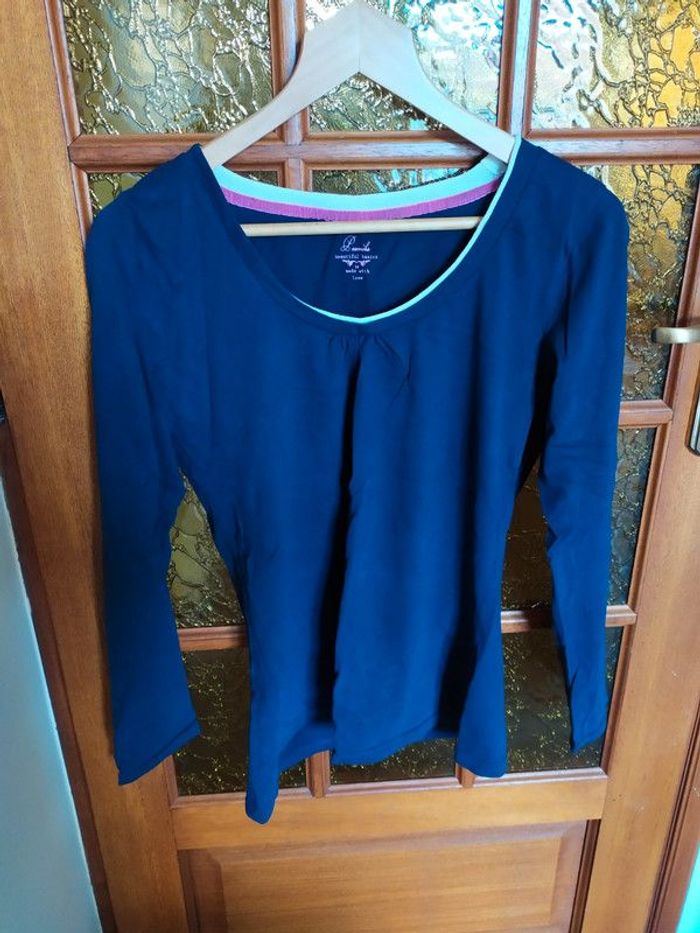T-shirt Peacocks bleu marine