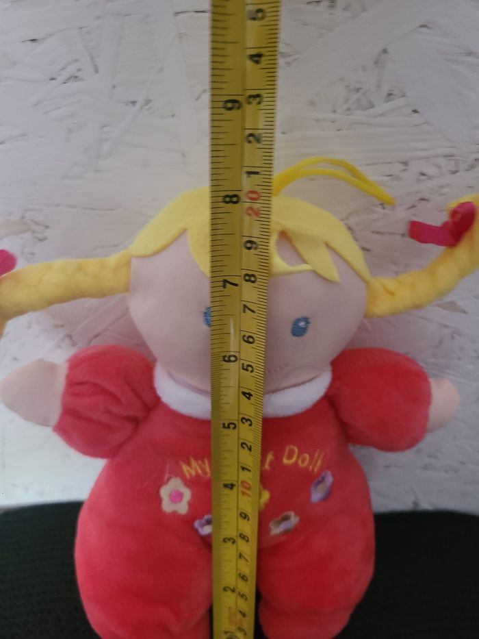 Peluche à suspendre My First Doll de Stephan Baby 23 cm - photo numéro 3