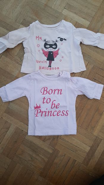 Hauts manches longues fille 3 mois