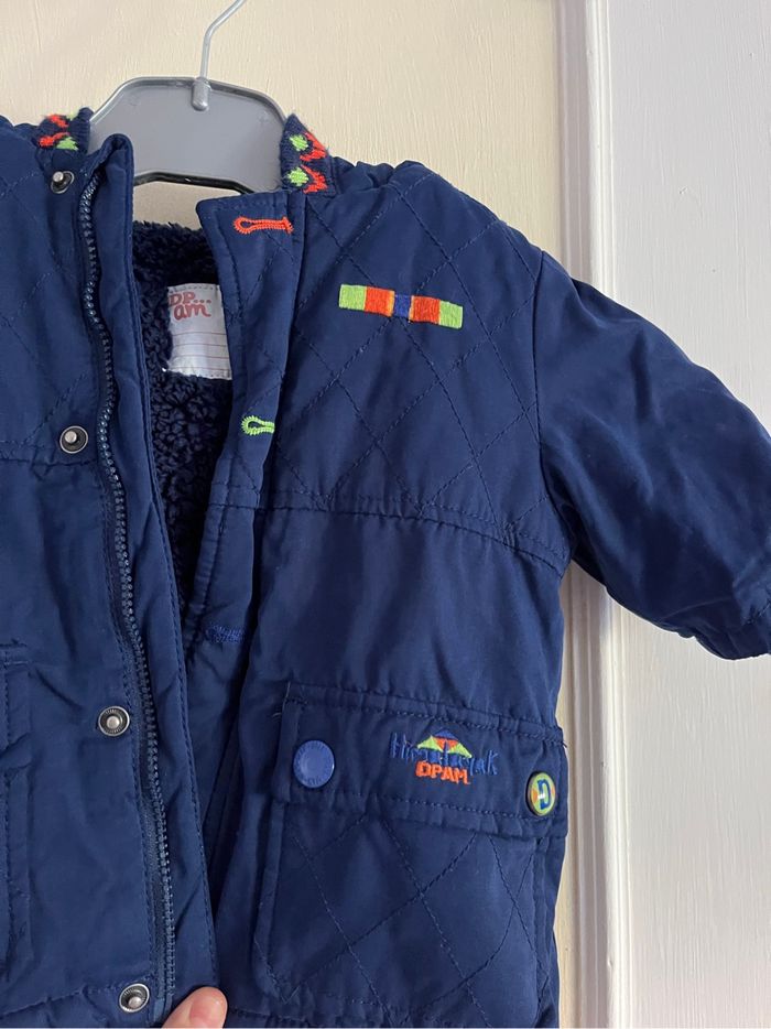 Manteau bleu pour bébé - photo numéro 2