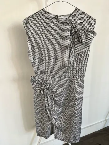 Robe droite cintrée en soie Diane von Furstenberg