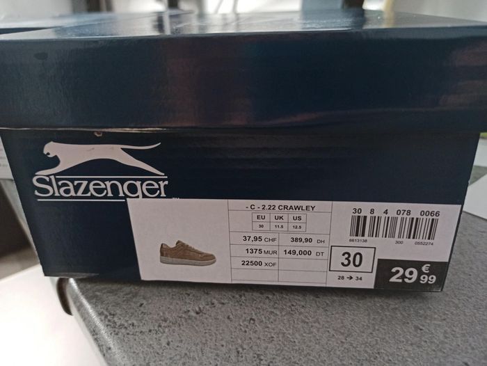 Baskets fille Slazenger rose 30 - photo numéro 6