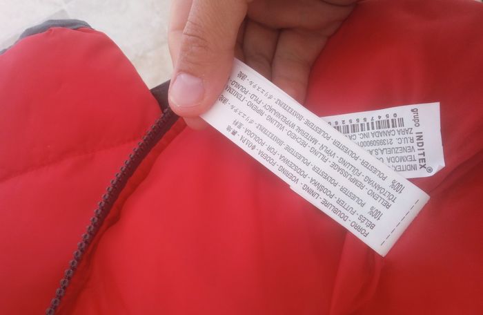 Doudoune fille route Zara 6-9 mois - photo numéro 3