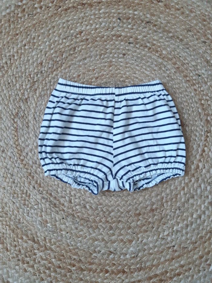 Short bloomer rayé La Redoute 18 mois