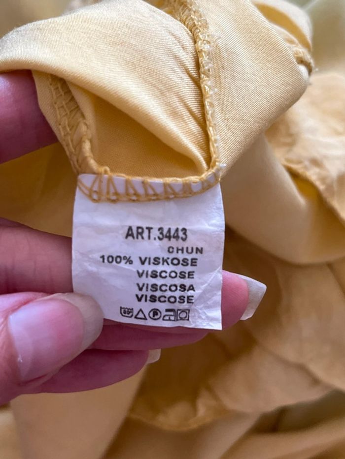 Robe longue d’été bleue et jaune Caractère(s) - photo numéro 8