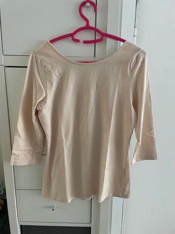 T shirt manches 3/4 rose Camaïeu
