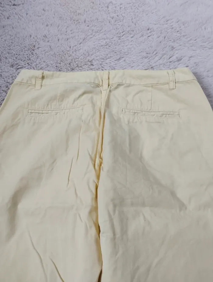 Pantalon chino jaune Promod 34 - photo numéro 4