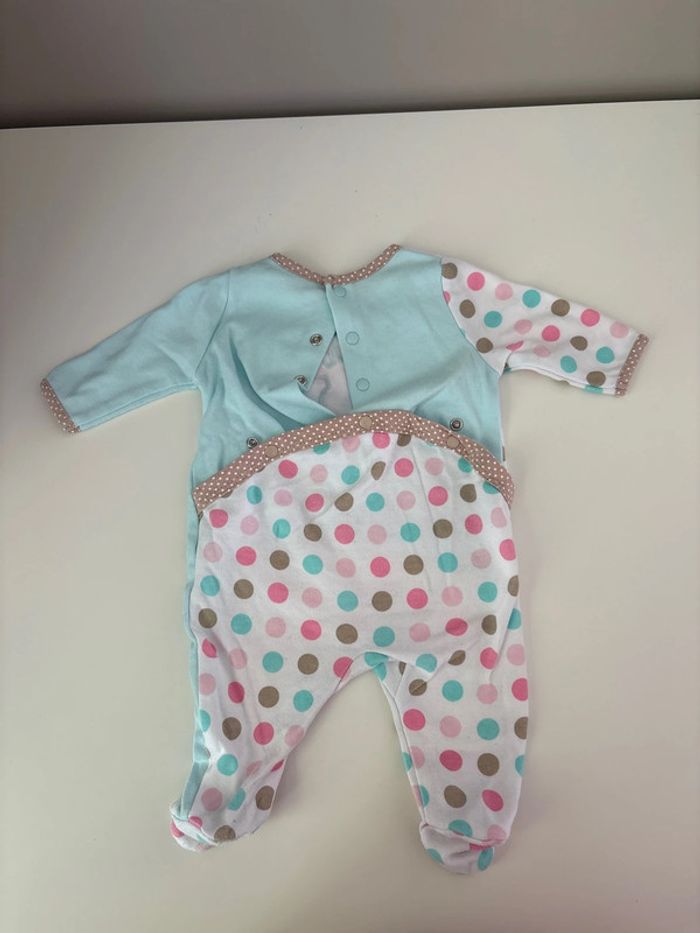 Pyjama été type Sophie la girafe - taille 1 mois - photo numéro 4