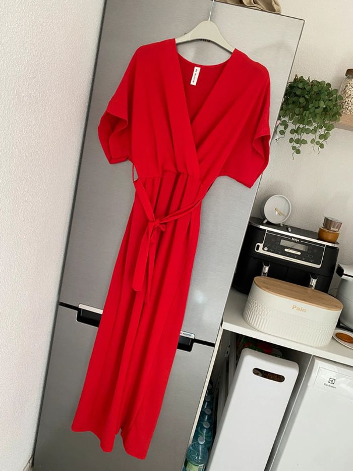 Combinaison été légère rouge New Collection - photo numéro 5