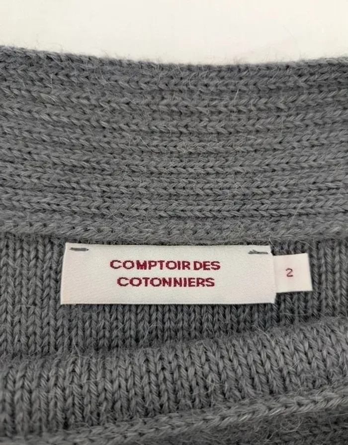 Pull en alpaga laine - Comptoir des Cotonniers - taille 2 - photo numéro 5