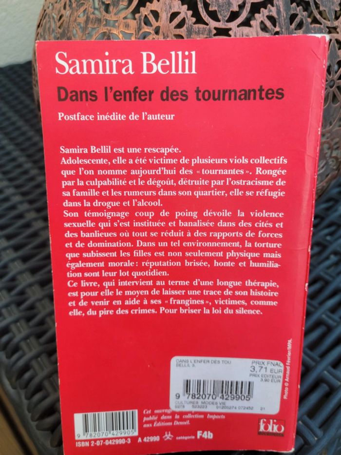 Livre "Dans l'enfer des tournantes" de Samira Bellil - photo numéro 5