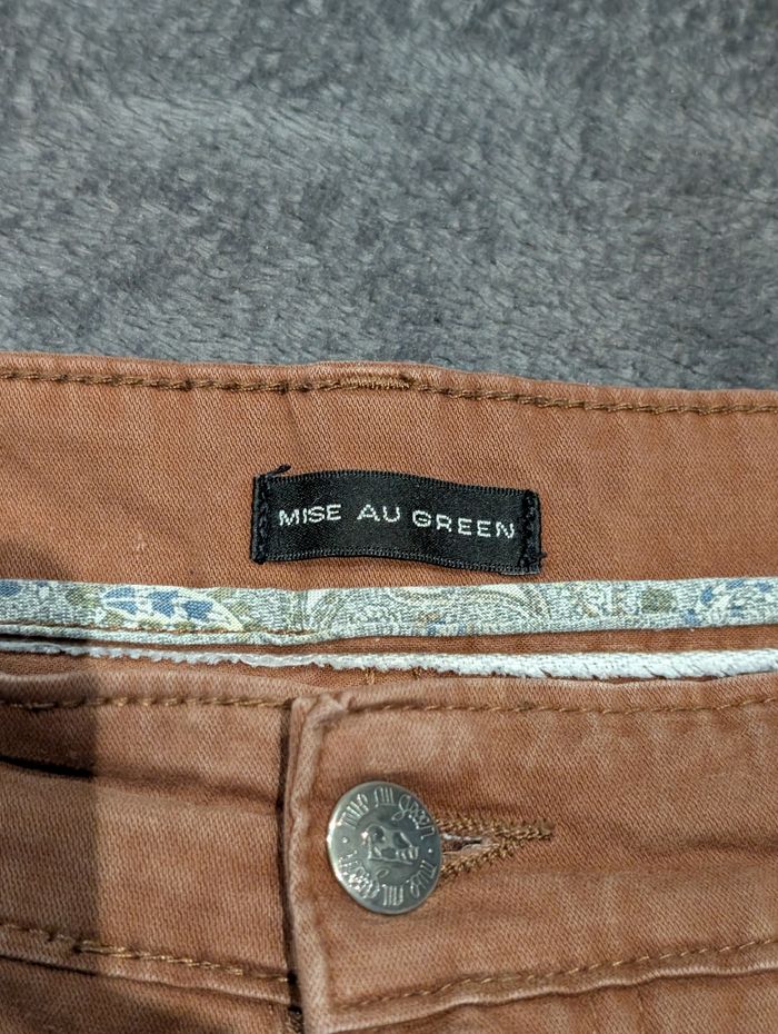 Pantalon mise au green marron taille 46 - photo numéro 4