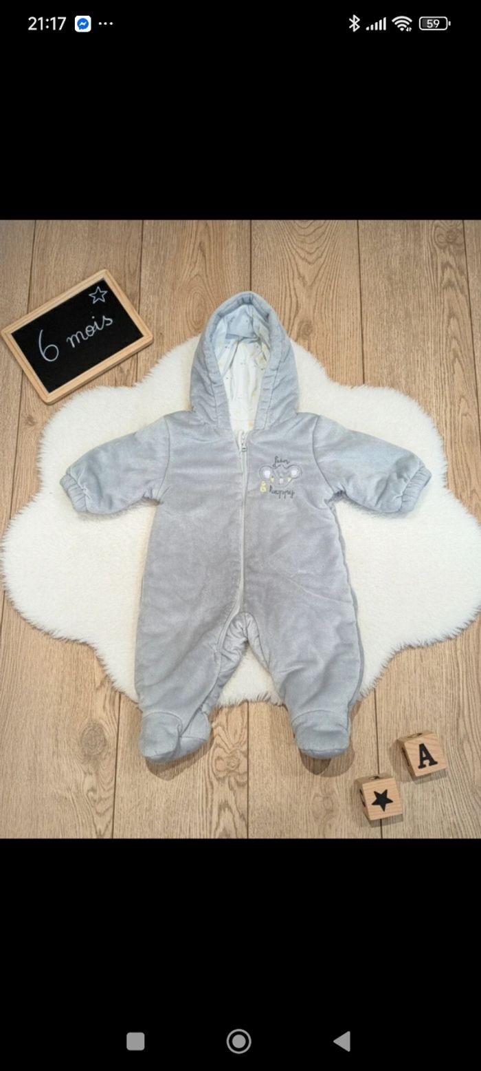 Combinaison polaire chaude 6 mois