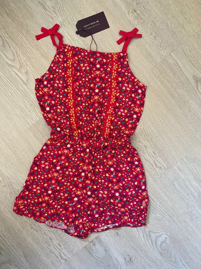 Salopette short à bretelles taille 6 ans Sergent Major Neuve