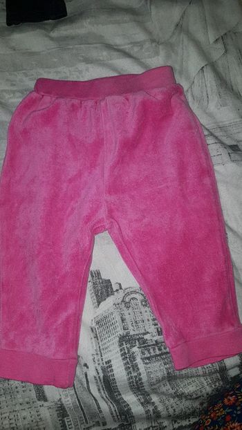 Pantalon jogging velours 6 mois