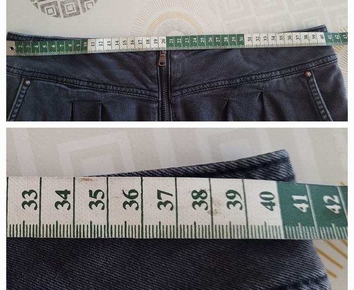 Esprit Jupe en Jean TFr38 -Gris Délavé en TBE - photo numéro 5