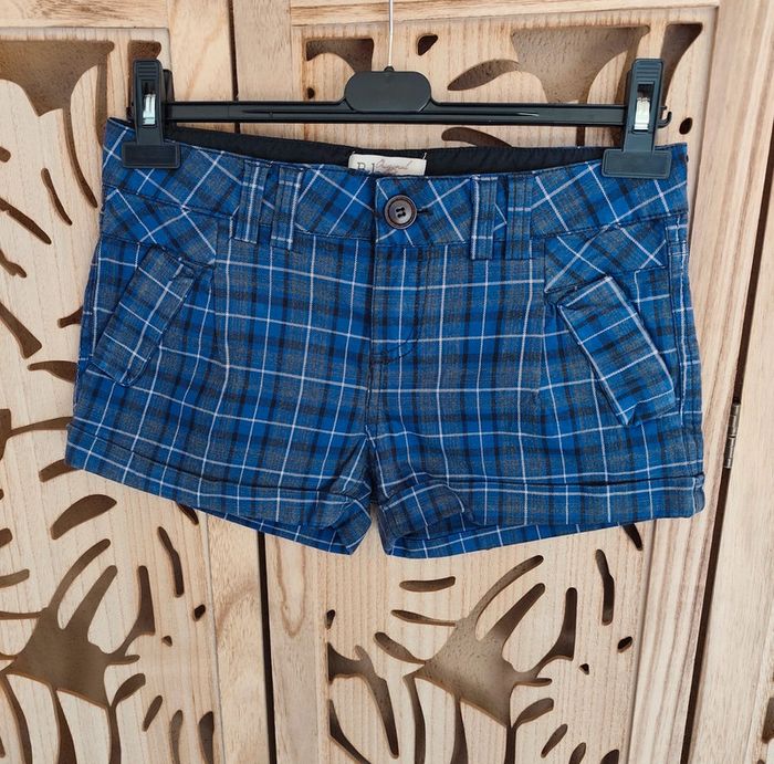 Short à carreaux, revers- Taille 34 Bershka - photo numéro 2