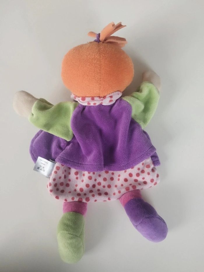Doudou marionnette poupée Sterntaler clown - photo numéro 3