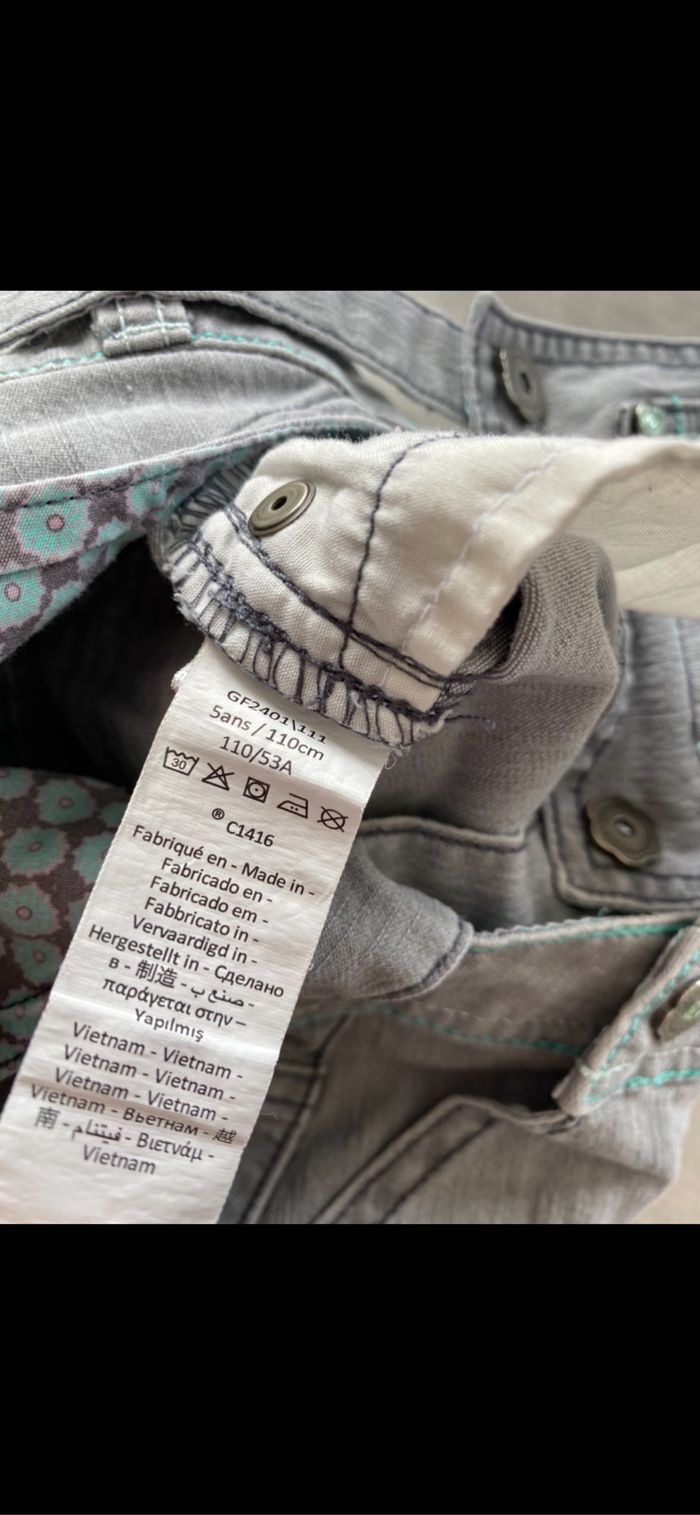 Salopette jupe en jean Orchestra 5 ans - photo numéro 9